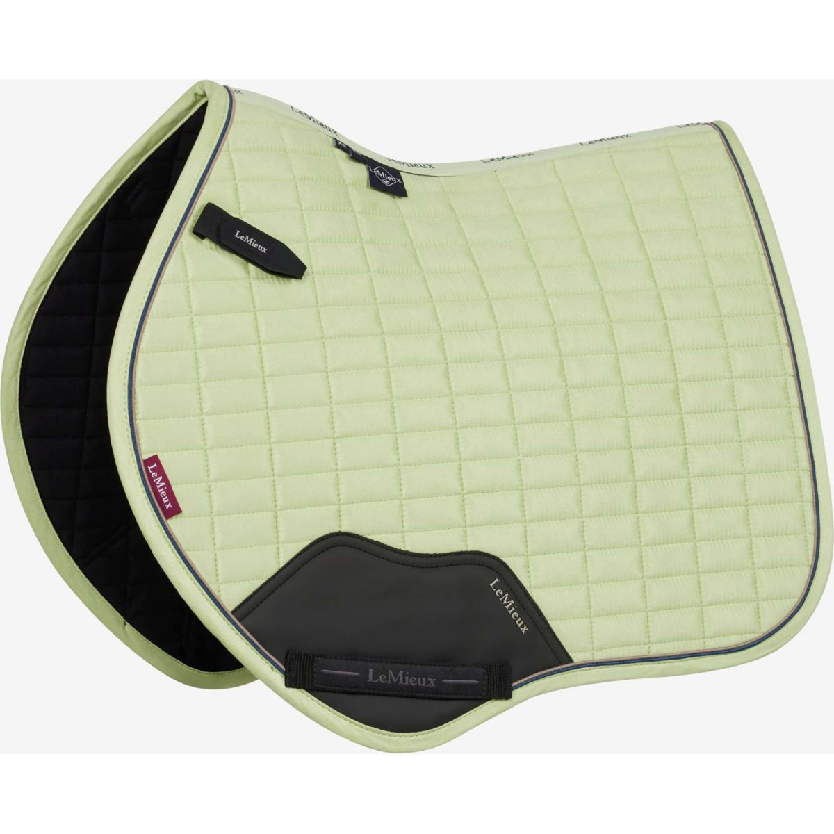 LeMieux Tapis de Selle Mini Suede Close Contact Square de Saut Macaron