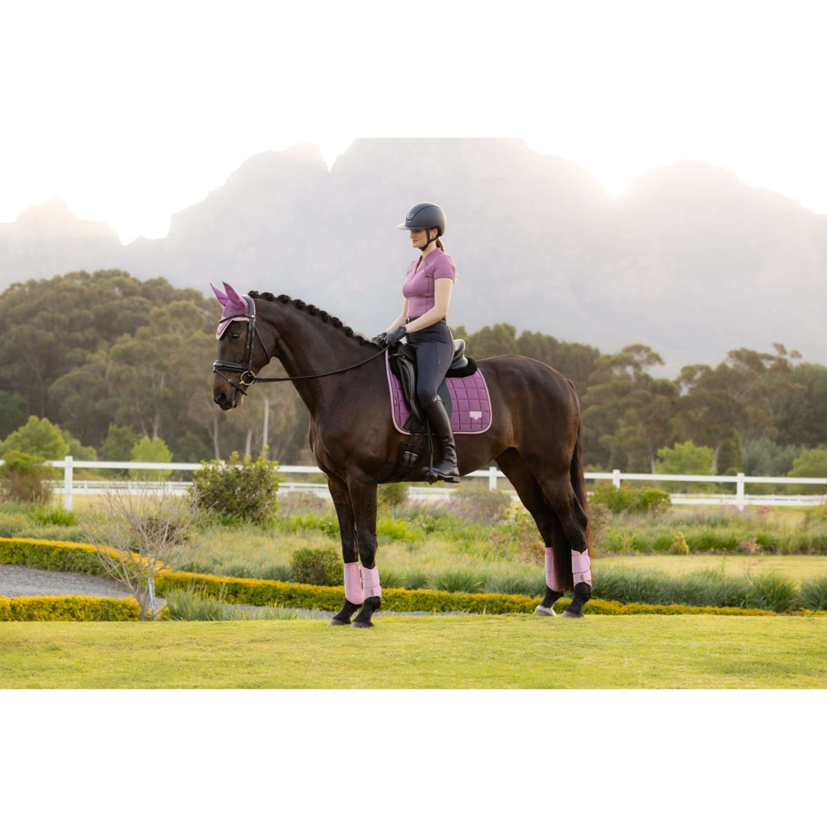 LeMieux Tapis de Selle Loire Classic Square Dressage Mallow