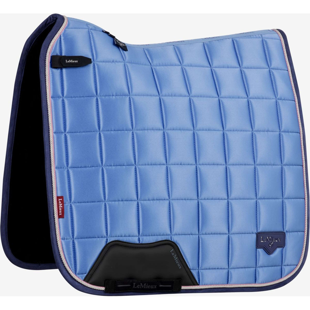 LeMieux Tapis de Selle Loire Classic Square Dressage Powder Blue