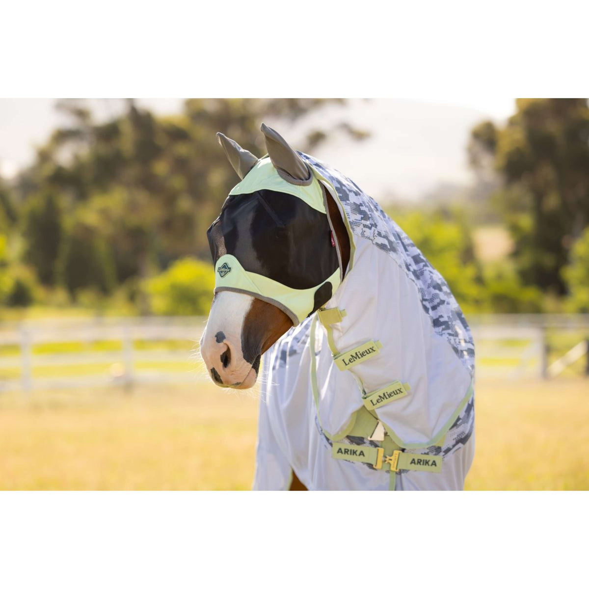 LeMieux Masque Anti-Mouches Visor-Tek Macaron