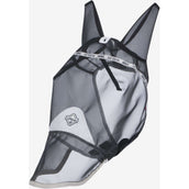 LeMieux Masque Anti-Mouches 360 Vision Avec Filet Nez Gris