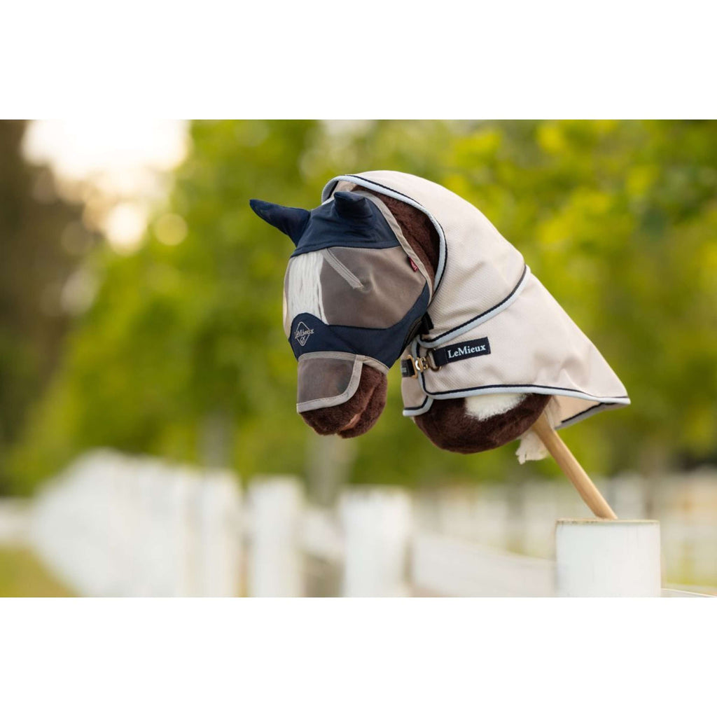 LeMieux Hobby Horse Couverture anti-mouches Gris