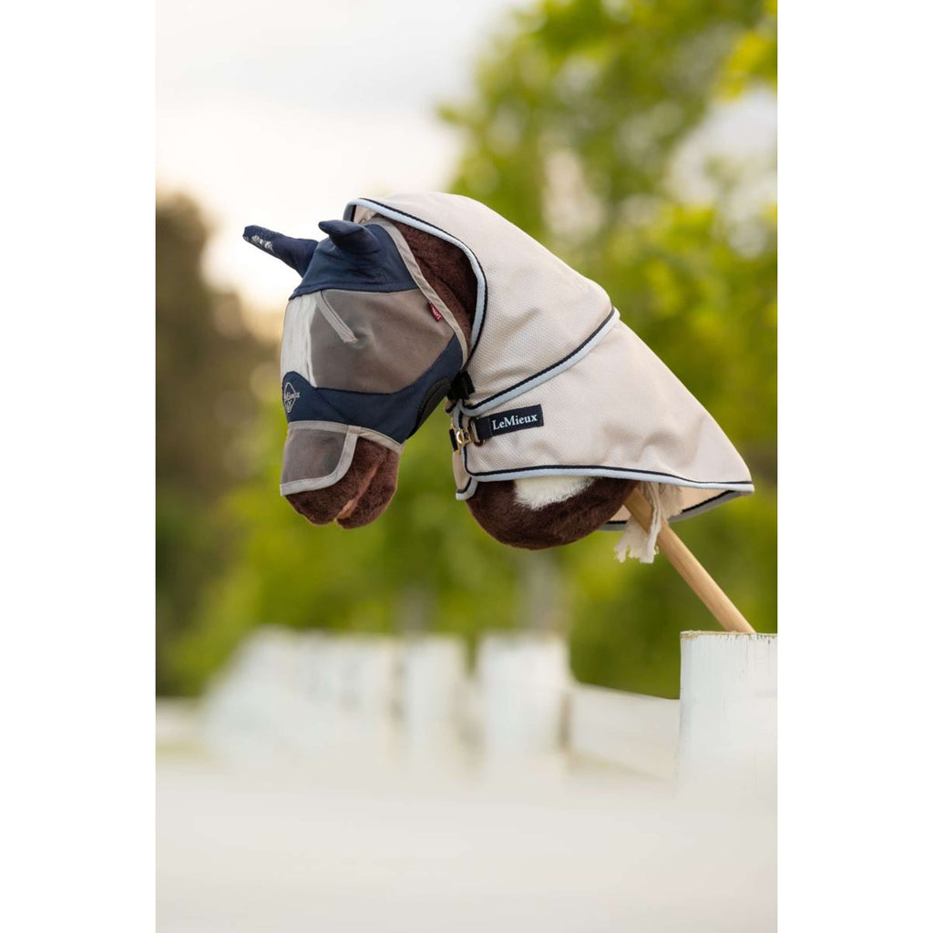 LeMieux Hobby Horse Couverture anti-mouches Gris