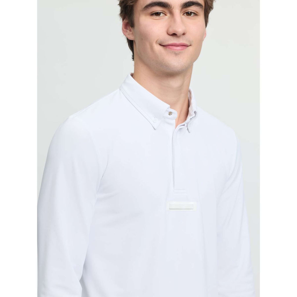 LeMieux T-shirt de Concours Show Hommes Blanc