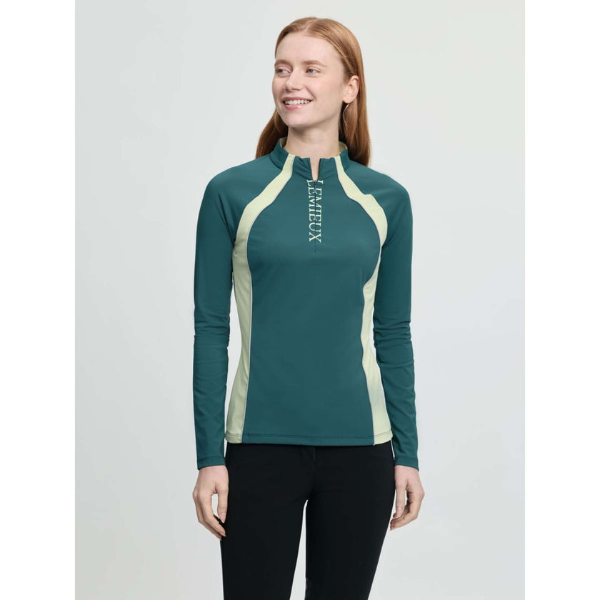 LeMieux Base Layer Philippa Mesh Longues Manches Jungle LeMieux Base Layer Philippa Mesh Longues Manches Jungle