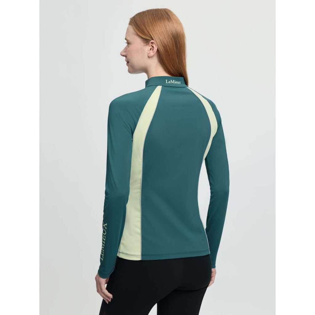 LeMieux Base Layer Philippa Mesh Longues Manches Jungle
