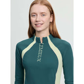 LeMieux Base Layer Philippa Mesh Longues Manches Jungle