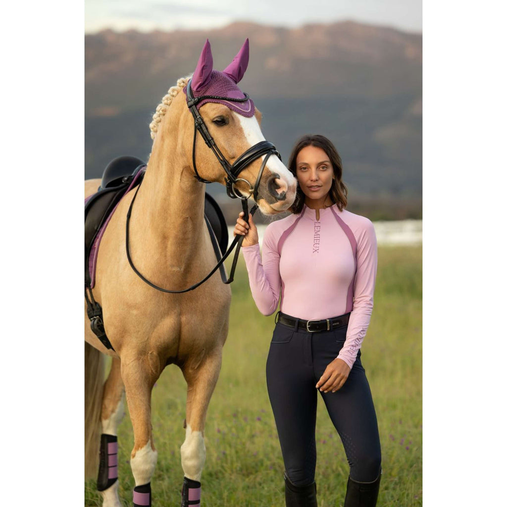 LeMieux Base Layer Philippa Mesh Longues Manches Fondant
