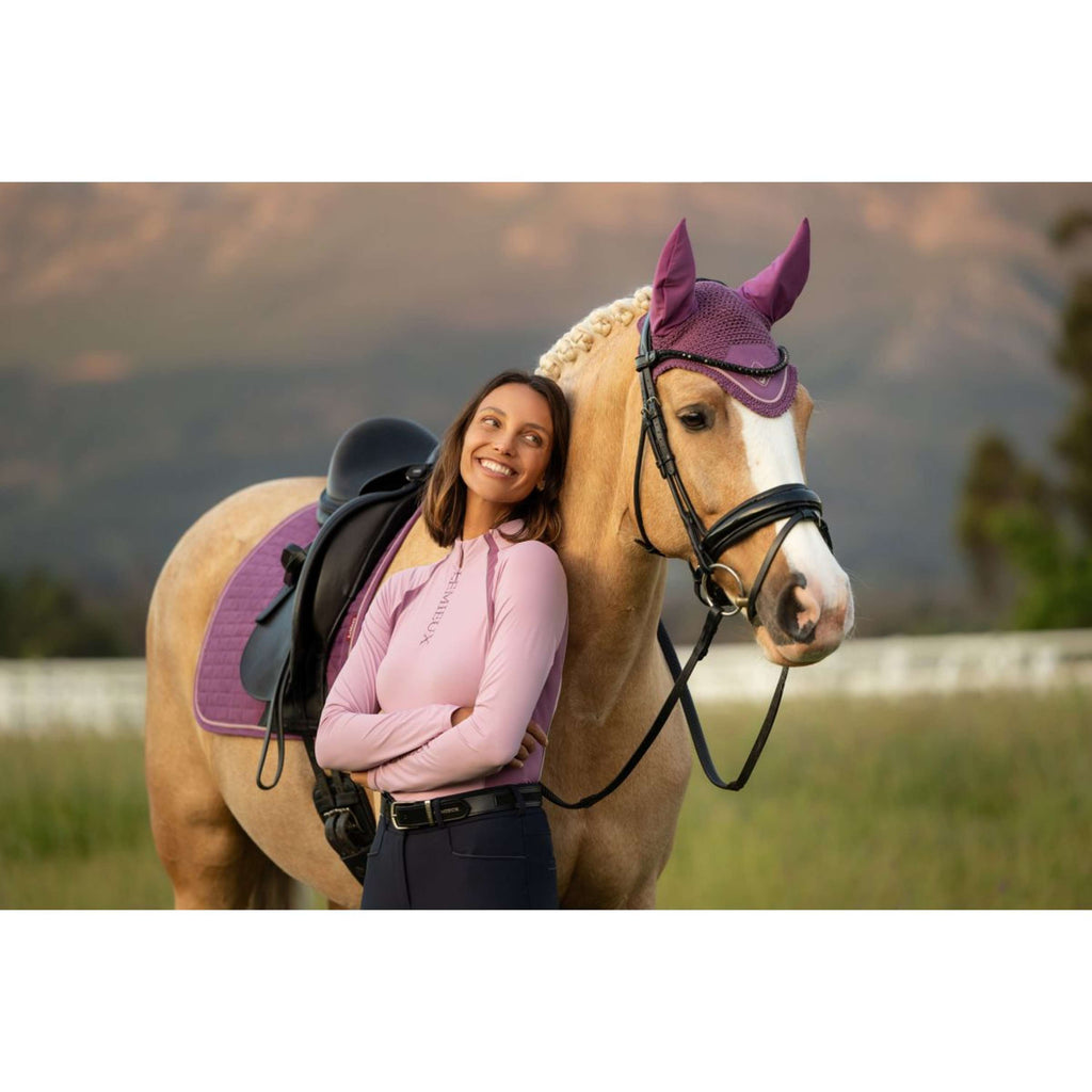 LeMieux Base Layer Philippa Mesh Longues Manches Fondant