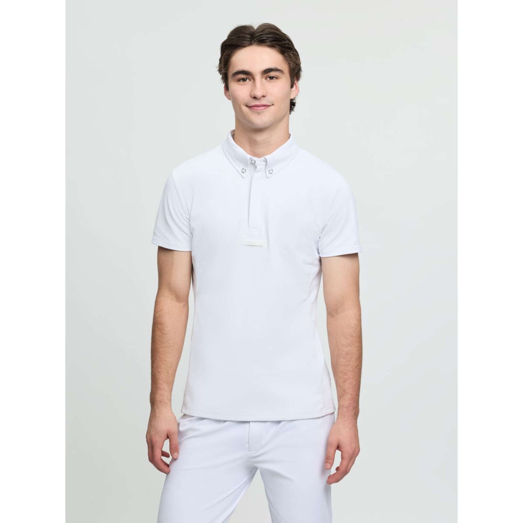 LeMieux T-shirt de Concours Competition Hommes Blanc