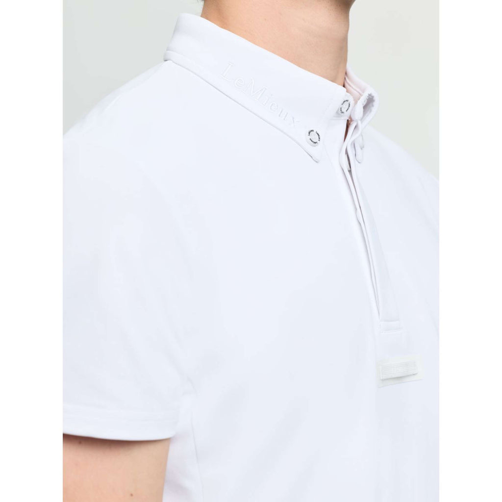 LeMieux T-shirt de Concours Competition Hommes Blanc