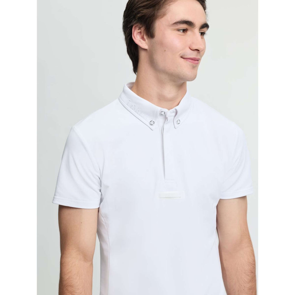 LeMieux T-shirt de Concours Competition Hommes Blanc
