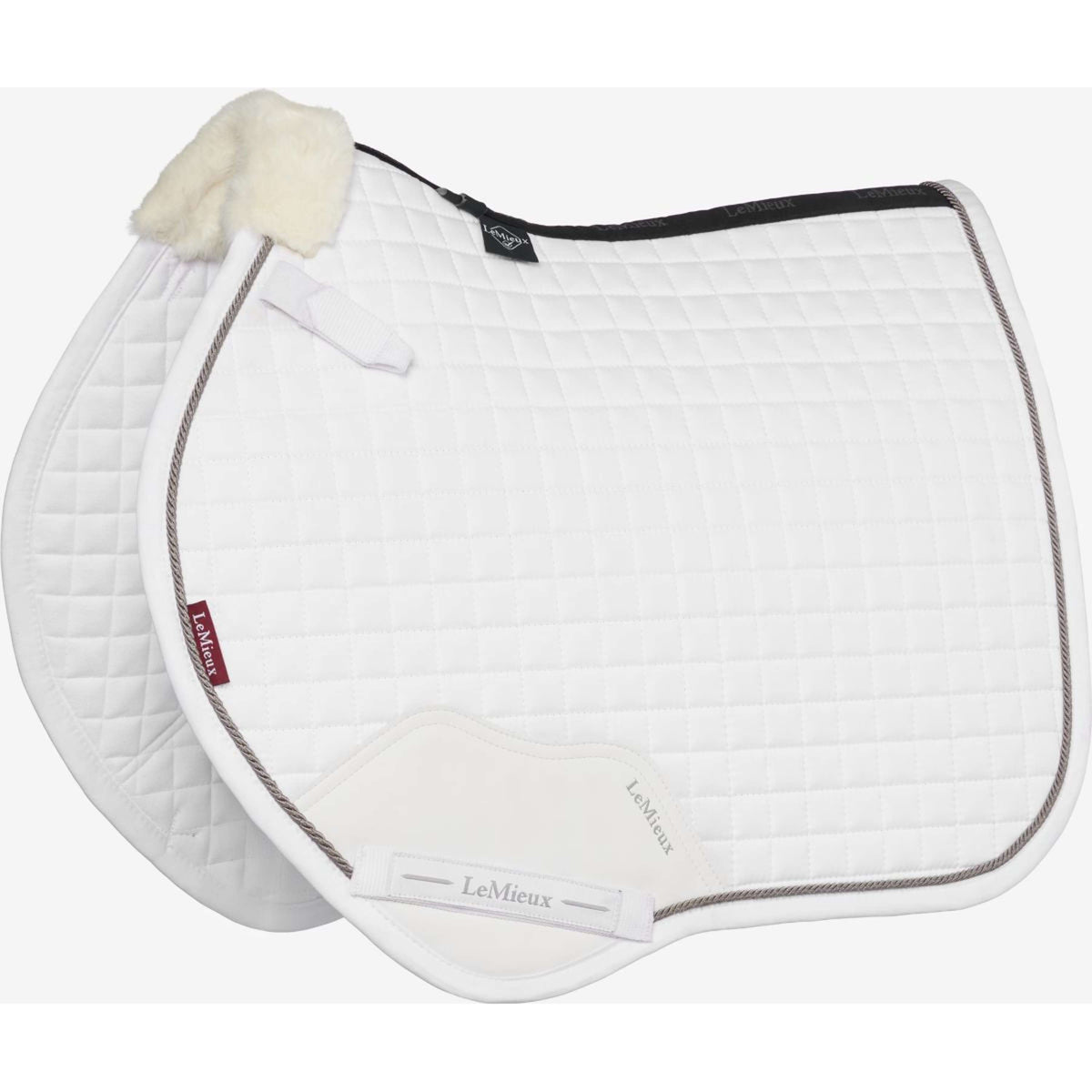 LeMieux Tapis de Selle Junior Pro de Saut Blanc