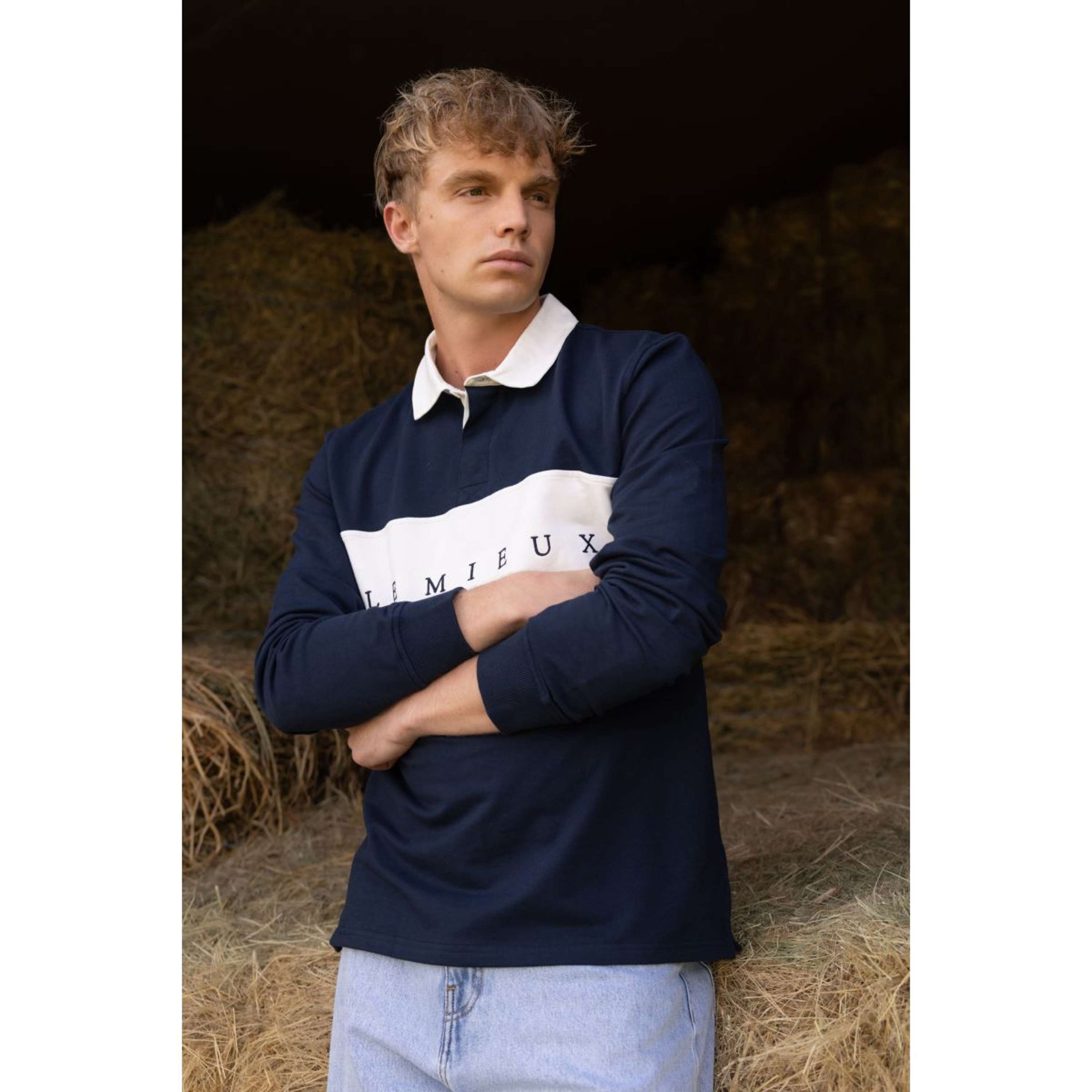LeMieux Polo de Rugby Hommes Marin LeMieux Polo de Rugby Hommes Marin