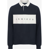 LeMieux Polo de Rugby Hommes Marin