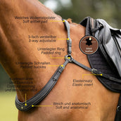 Kavalkade Collier de Chasse Jerome 2-Points Marron