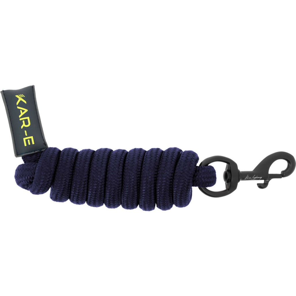 K by EQUITHÈME Corde pour Licol Triton avec Mousqueton Marine