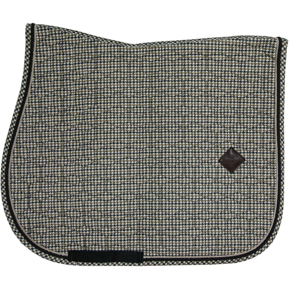 Kentucky Tapis de Selle Pied-de-Poule Saut Marron
