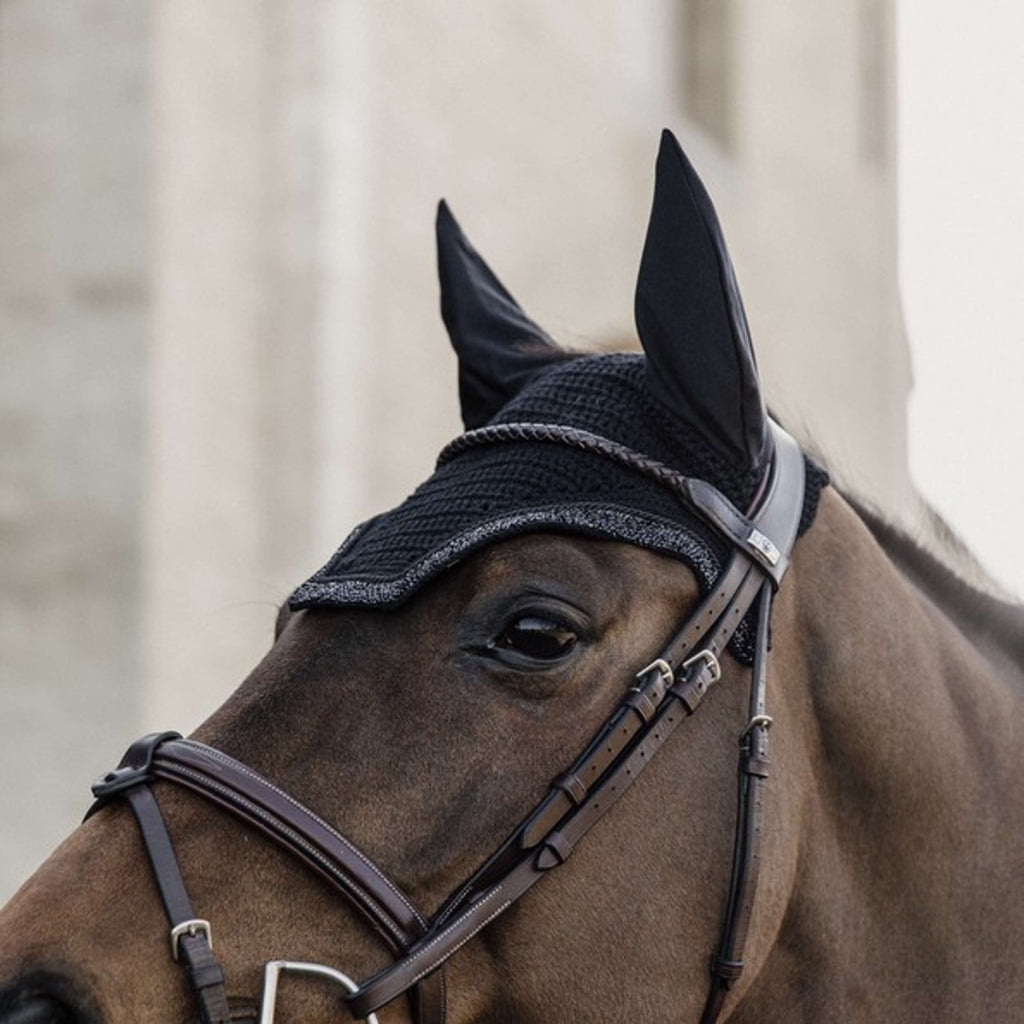 Kentucky Bonnet Anti-Mouches Wellington Glitter Stone Noir