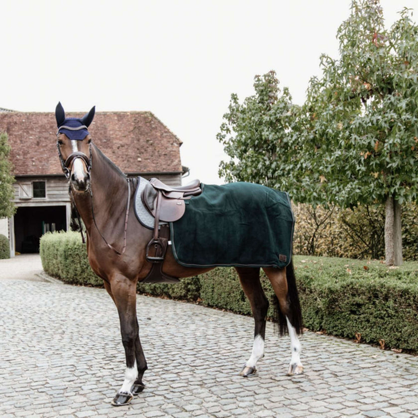 Kentucky Couvre-reins Carré Heavy Fleece Vert Kentucky Couvre-reins Carré Heavy Fleece Vert
