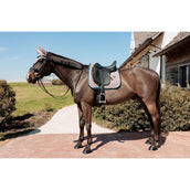 Kentucky Horsewear Bonnet Anti-Mouches Wellington Pied-de-Poule Bordeaux/Marine