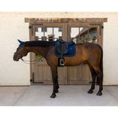 Kentucky Tapis de Selle Velvet Mini Pearls Dressage Marin