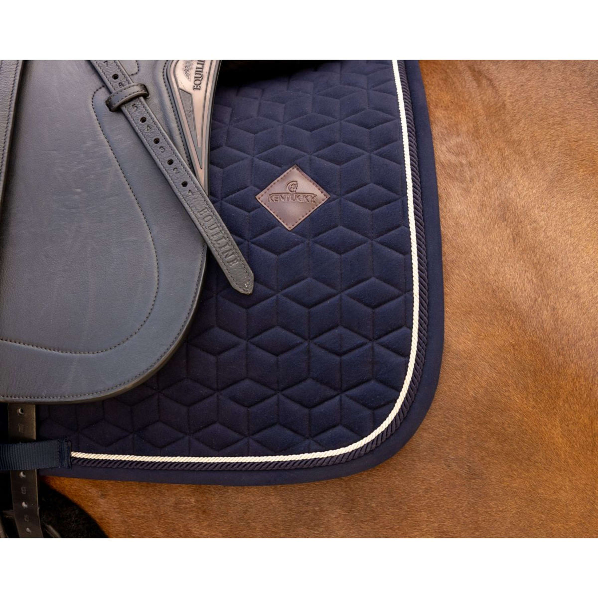 Kentucky Tapis de Selle Velvet Dressage Marin foncé