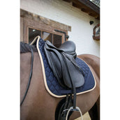 Kentucky Horsewear Tapis de Selle Softshell Onion Quilt Dressage Marin/Beige