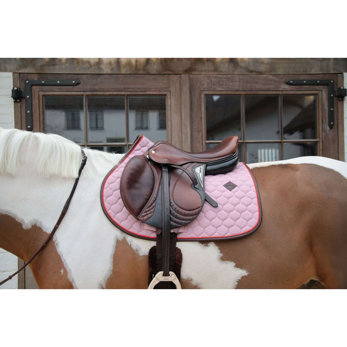 Kentucky Horsewear Tapis de Selle Onion Quilt Leather Neon de Saut Lavande