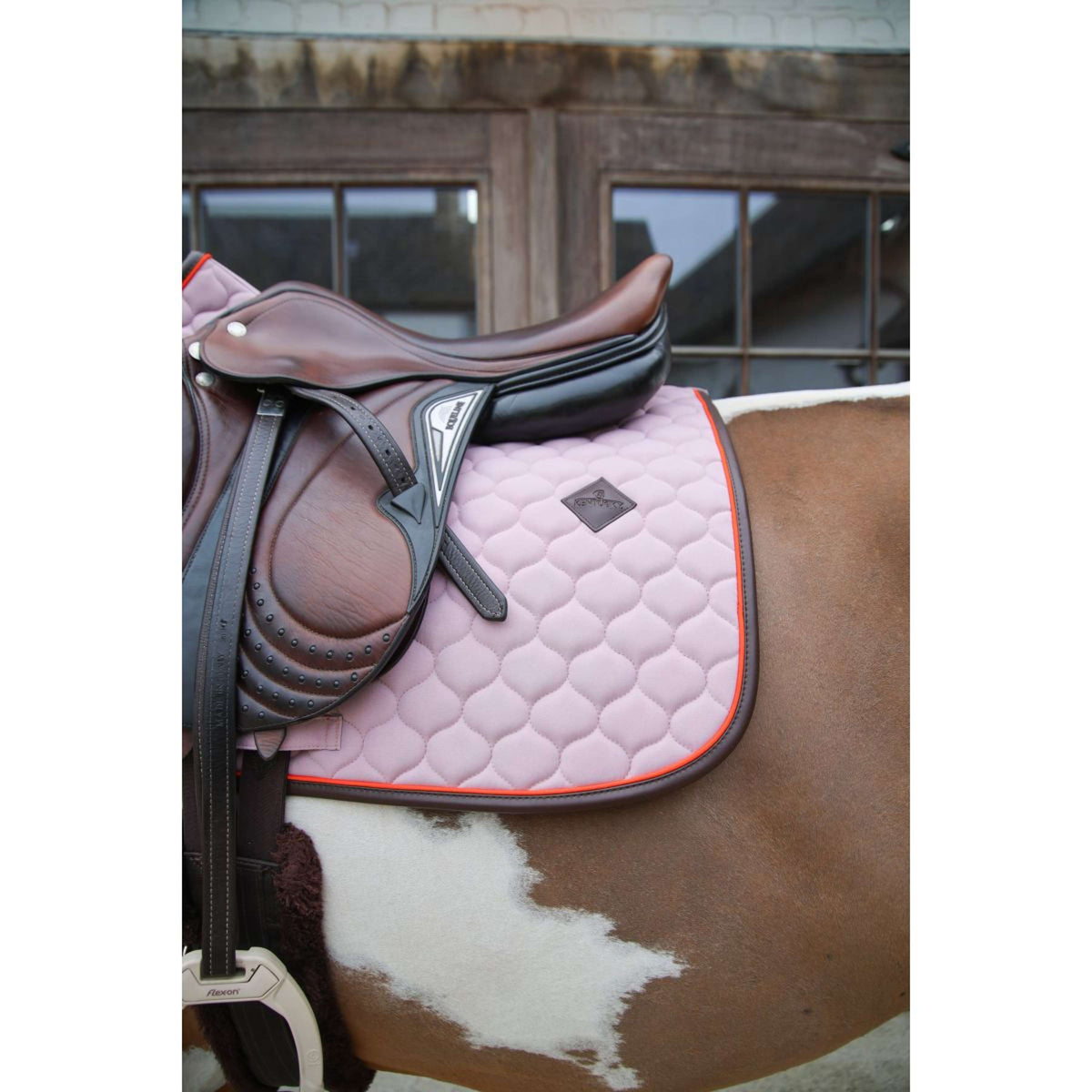 Kentucky Horsewear Tapis de Selle Onion Quilt Leather Neon de Saut Lavande