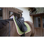 Kentucky Horsewear Tapis de Selle Softshell Onion Quilt Dressage Kaki/Vieux Rose