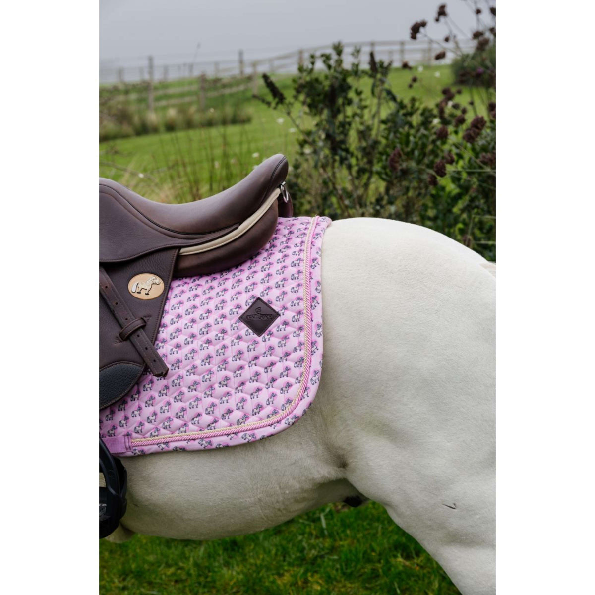 Kentucky Tapis de Selle Velvet Sammy de Saut Old Rose