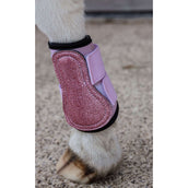 Kentucky Horsewear Guêtres Glitter Unicorn Rose Vieux