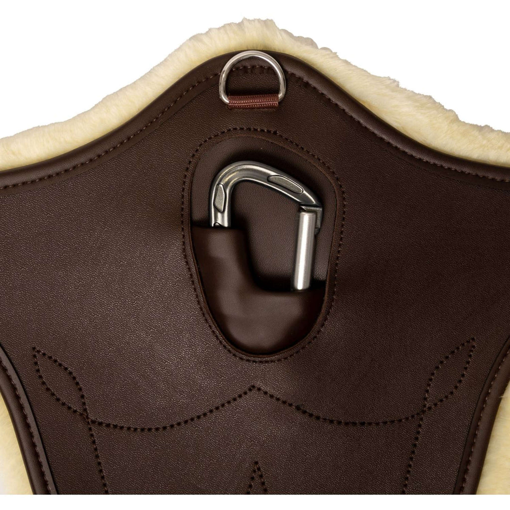 Kentucky Horsewear Sangle d'Obstacle Anatomic Sheepskin Marron