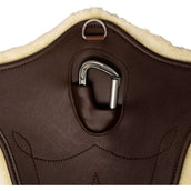 Kentucky Horsewear Sangle d'Obstacle Anatomic Sheepskin Marron