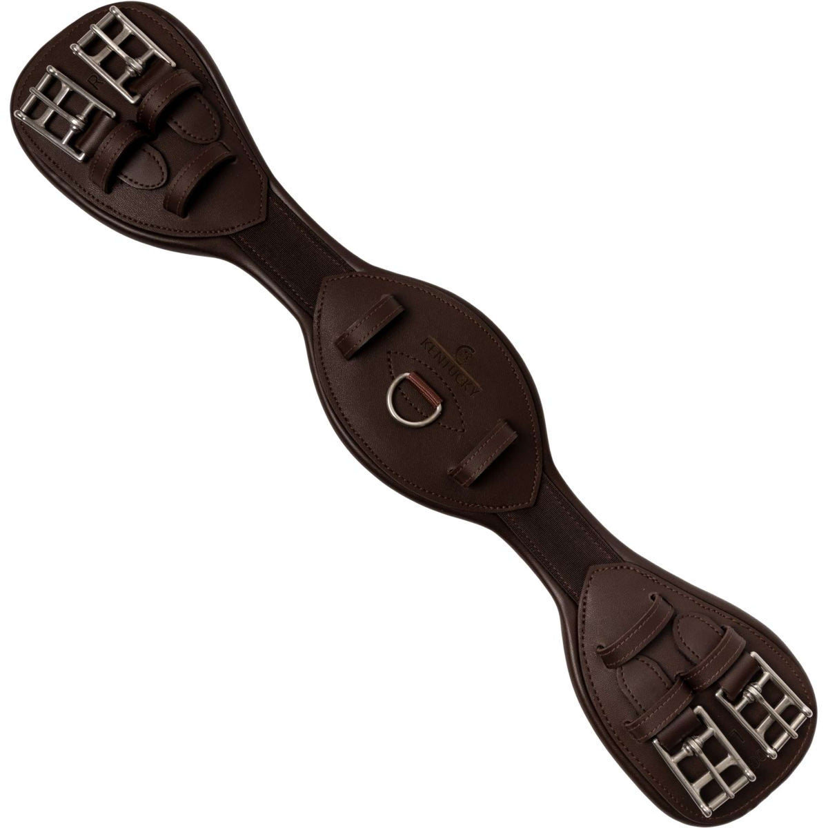 Kentucky Horsewear Sangle de Dressage Anatomic Marron
