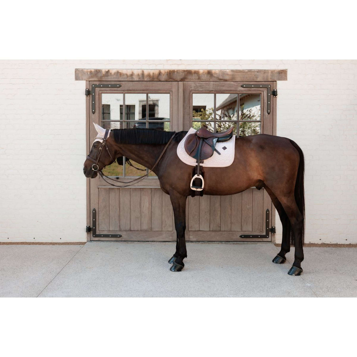 Kentucky Tapis de Selle Velvet de Saut Soft Rose