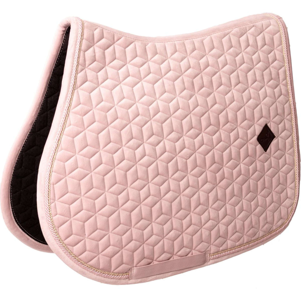 Kentucky Tapis de Selle Velvet de Saut Soft Rose