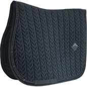 Kentucky Tapis de Selle velours Pearls de Saut Noir