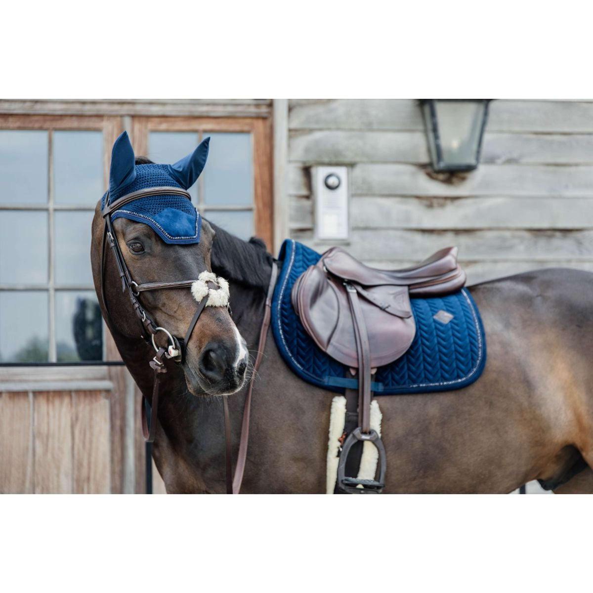 Kentucky Tapis de Selle velours Pearls de Saut Marin