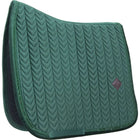 Kentucky Tapis de Selle velours Pearls Dressage Pine Green