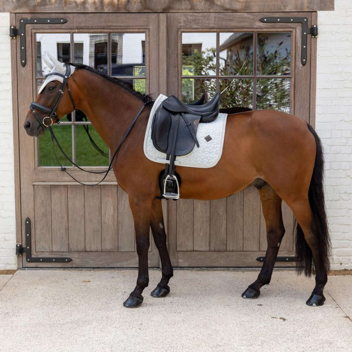 Kentucky Tapis de Selle Velvet Flags Dressage Bleu clair