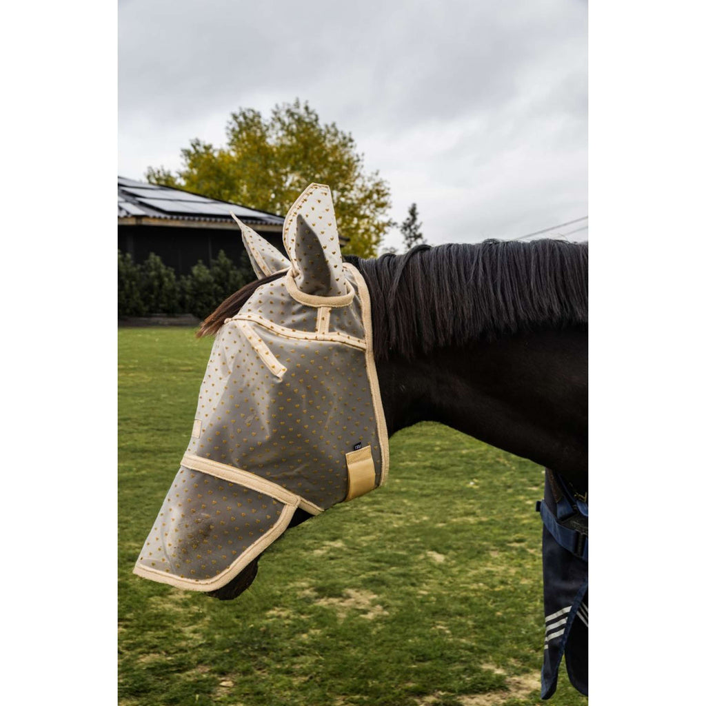 Kentucky Masque Anti-Mouches Heart avec Oreilles et Nez Beige