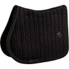 Kentucky Tapis de Selle Velvet Mini Pearls de Saut Noir