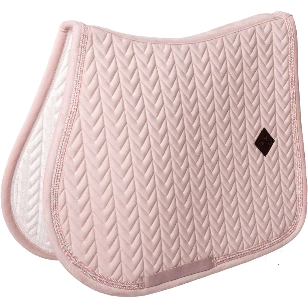 Kentucky Tapis de Selle Velvet Mini Pearls de Saut Old Rose