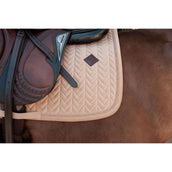 Kentucky Tapis de Selle Velvet Mini Pearls de Saut Beige