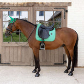 Kentucky Tapis de Selle Velvet Maze Cipher Dressage Blanc/Vert