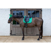 Kentucky Tapis de Selle Velvet Horse Printing Dressage Vert