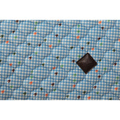 Kentucky Tapis de Selle Velvet Pied De Poule Marin