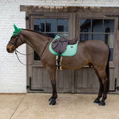 Kentucky Tapis de Selle Velvet Pied De Poule de Saut Vert clair